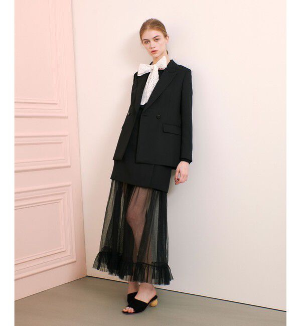 LOULOU WILLOUGHBY「【LOULOU WILLOUGHBY】シシュウボウタイリブプルオーバー」|ニット・セーター|