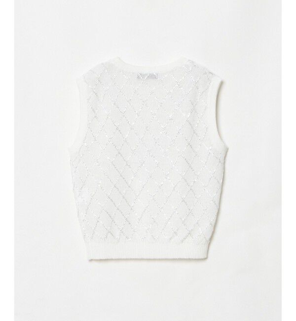 LOULOU WILLOUGHBY「【LOULOU WILLOUGHBY】シークインエンブロイダリープルオーバー」|ニット・セーター|