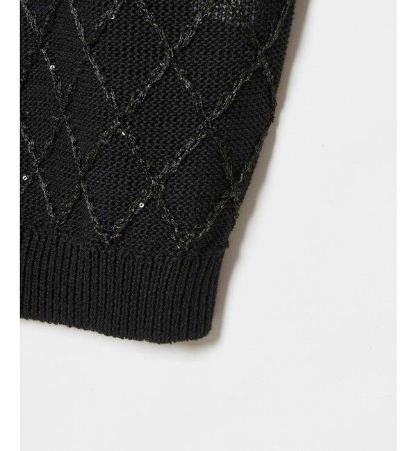 LOULOU WILLOUGHBY「【LOULOU WILLOUGHBY】シークインエンブロイダリープルオーバー」|ニット・セーター|