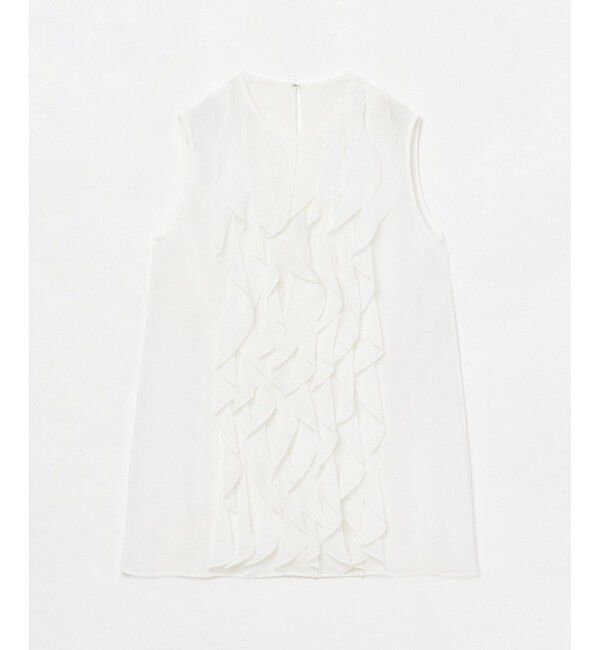 LOULOU WILLOUGHBY「【LOULOU WILLOUGHBY】シフォンラッフルブラウス」|シャツ・ブラウス|