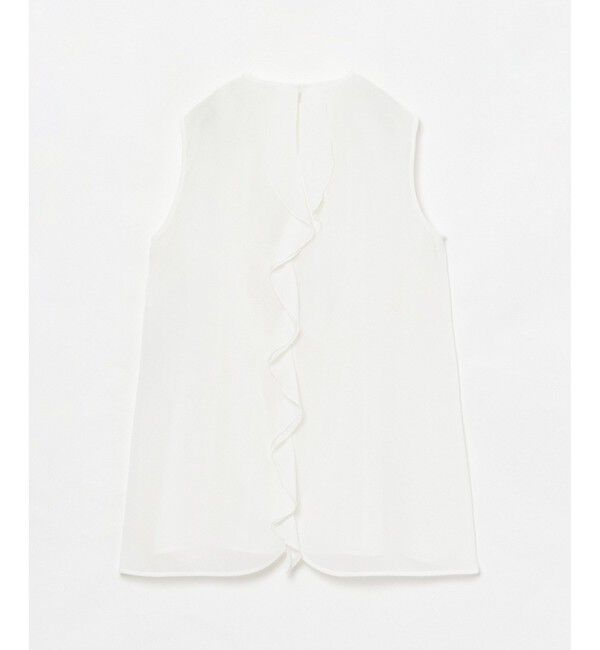 LOULOU WILLOUGHBY「【LOULOU WILLOUGHBY】シフォンラッフルブラウス」|シャツ・ブラウス|