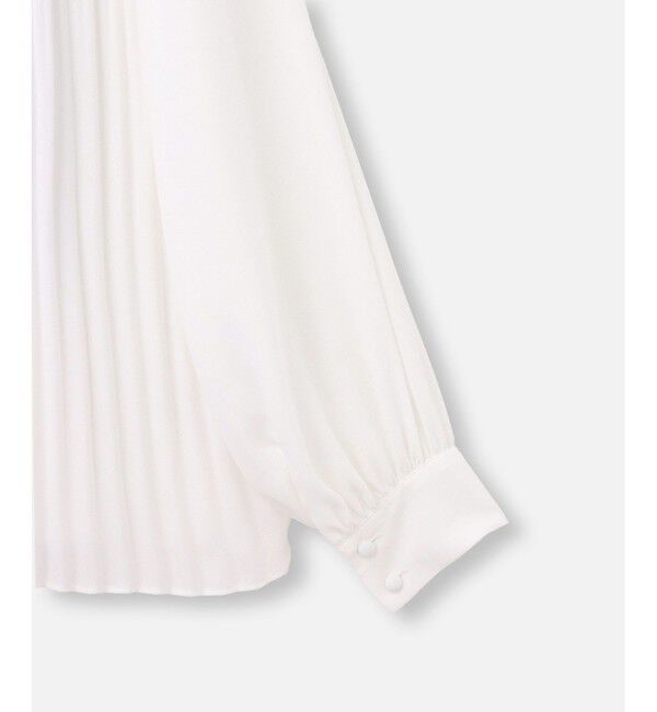 LOULOU WILLOUGHBY「【LOULOU WILLOUGHBY】プリーツリボンブラウス」|シャツ・ブラウス|