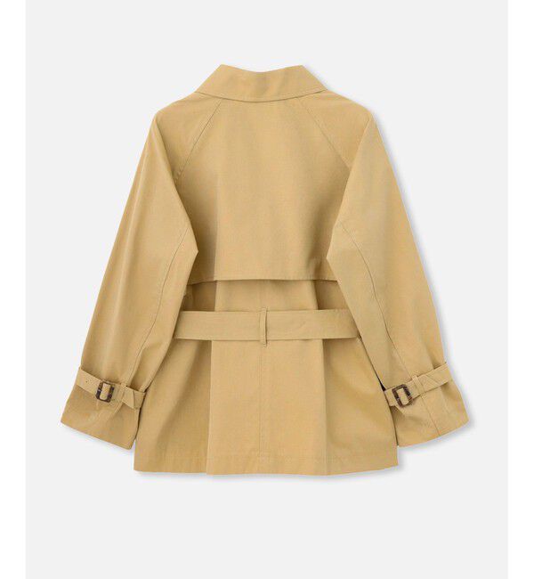 allureville「スーピマコットンミドルトレンチコート」|トレンチコート|