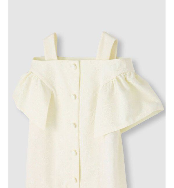 LOULOU WILLOUGHBY「【LOULOU WILLOUGHBY】フラワージャガードミニワンピース」|ワンピース|