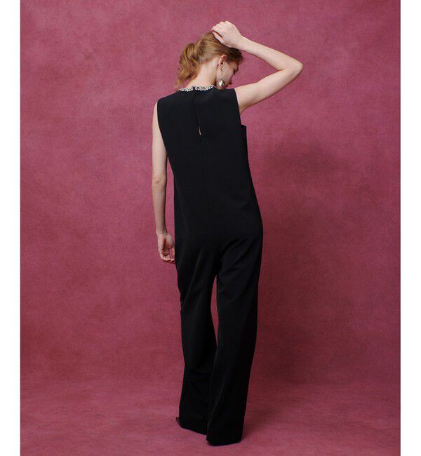 LOULOU WILLOUGHBY「【LOULOU WILLOUGHBY】ビジューオールインワン」|オールインワン|