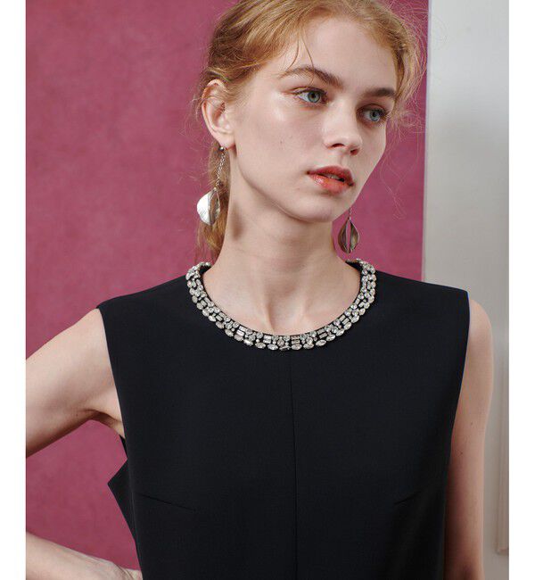 LOULOU WILLOUGHBY「【LOULOU WILLOUGHBY】ビジューオールインワン」|オールインワン|