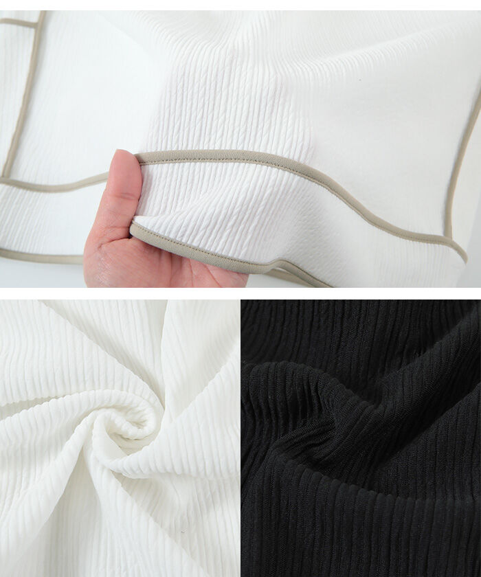 SEA DRESS「リップル素材トップス付ビキニ」|ビキニ|