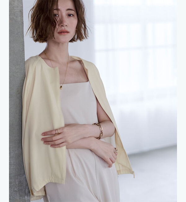 ur's「バルーンシルエットクルーネックブルゾン」|ブルゾン・スタジャン|