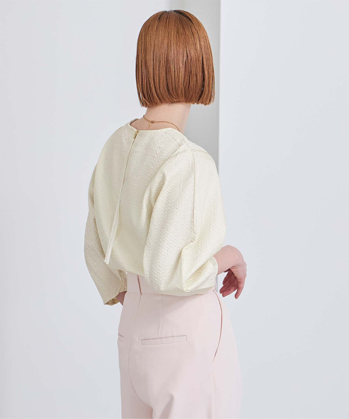 ur's「ふくれジャガードコクーンスリーブトップス」|Tシャツ・カットソー|