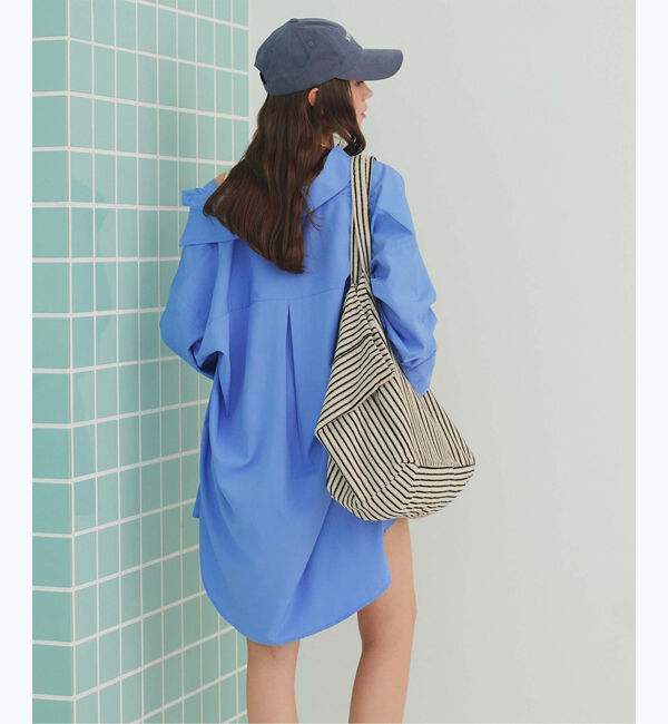 SEA DRESS「ビッグシルエットシャツ/ラッシュガード」|ビキニトップス|