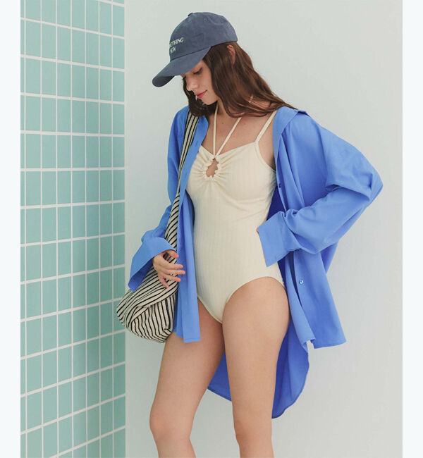 SEA DRESS「ビッグシルエットシャツ/ラッシュガード」|ビキニトップス|