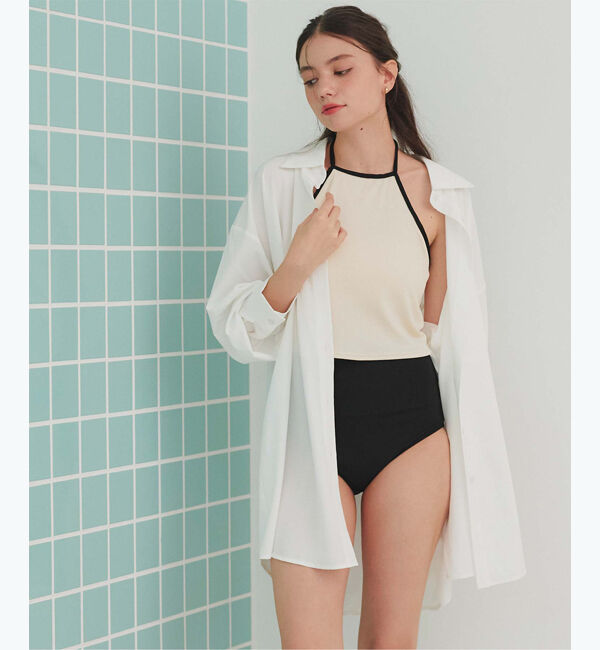 SEA DRESS「ビッグシルエットシャツ/ラッシュガード」|ビキニトップス|