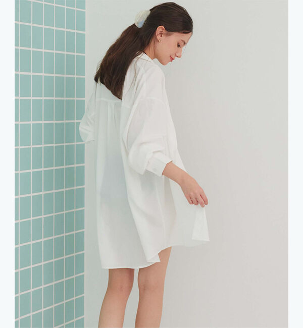 SEA DRESS「ビッグシルエットシャツ/ラッシュガード」|ビキニトップス|