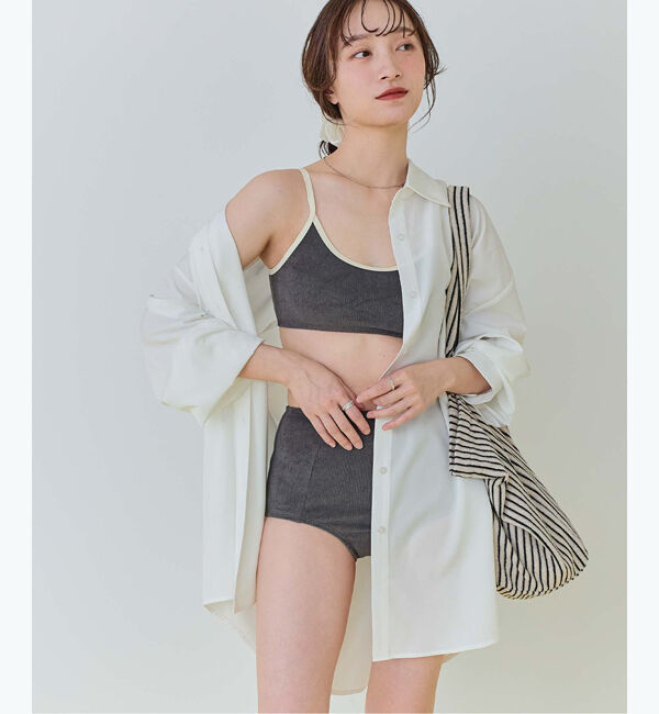 SEA DRESS「ビッグシルエットシャツ/ラッシュガード」|ビキニトップス|
