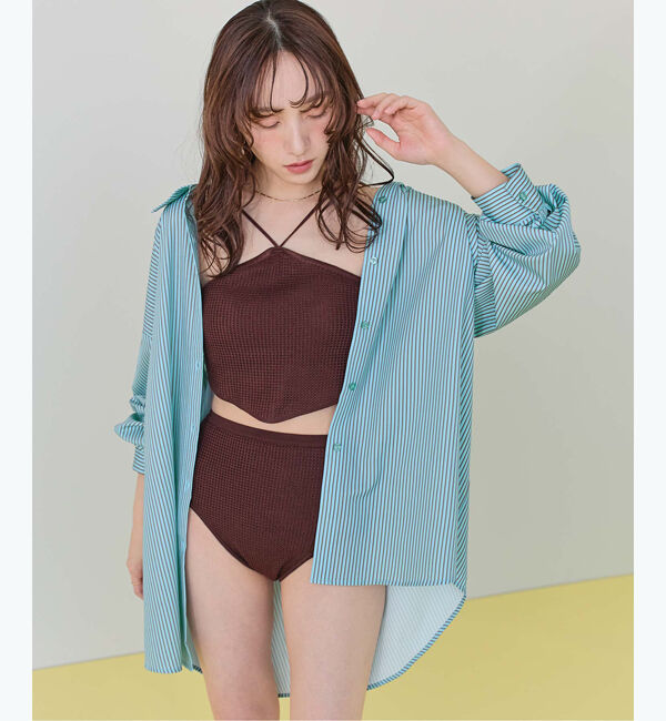 SEA DRESS「ビッグシルエットシャツ/ラッシュガード」|ビキニトップス|