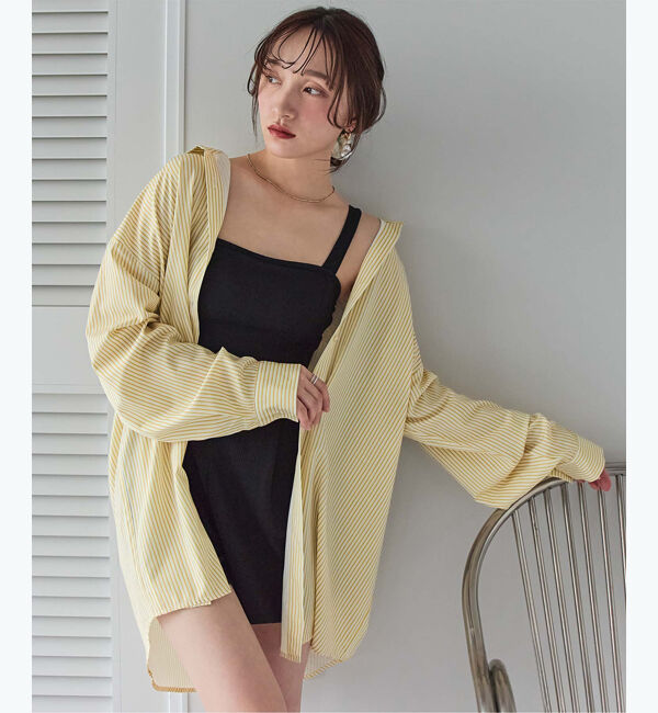 SEA DRESS「ビッグシルエットシャツ/ラッシュガード」|ビキニトップス|
