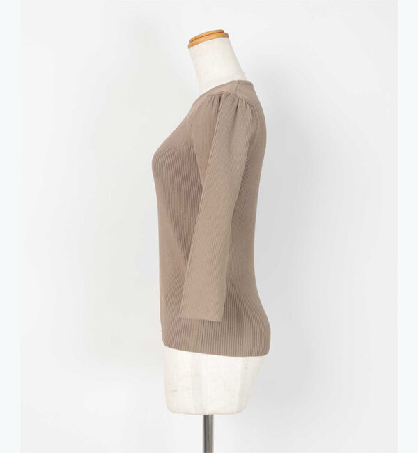 ur's「【星玲奈さんコラボアイテム】クルーネックパフスリーブニット」|ニット・セーター|