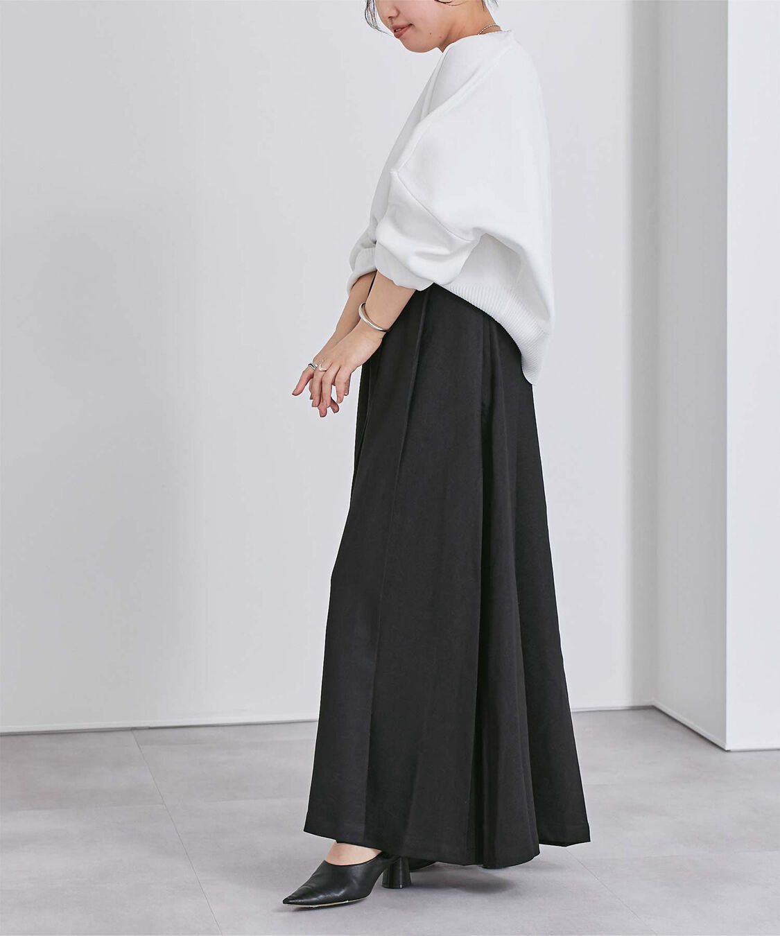 ur's「ベルト付プリーツスカート」|スカート|