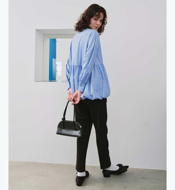 titivate「襟付ヘムバルーンシャツ」|シャツ・ブラウス|