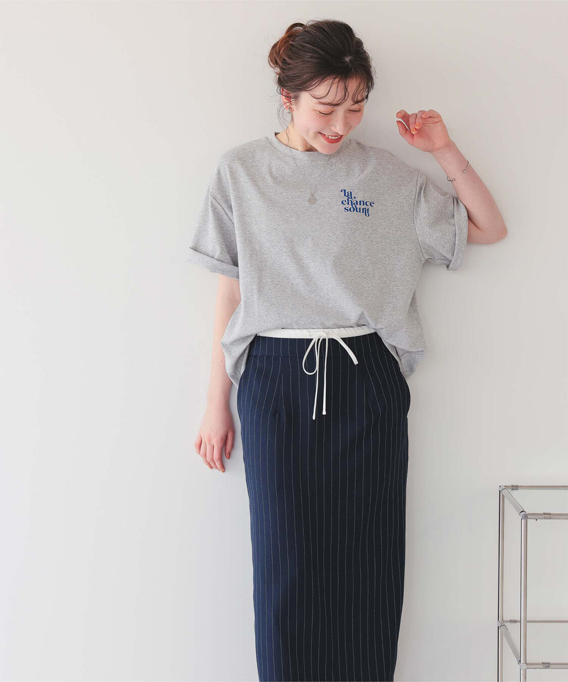 titivate「バックロゴゆるっとTシャツ」|Tシャツ・カットソー|