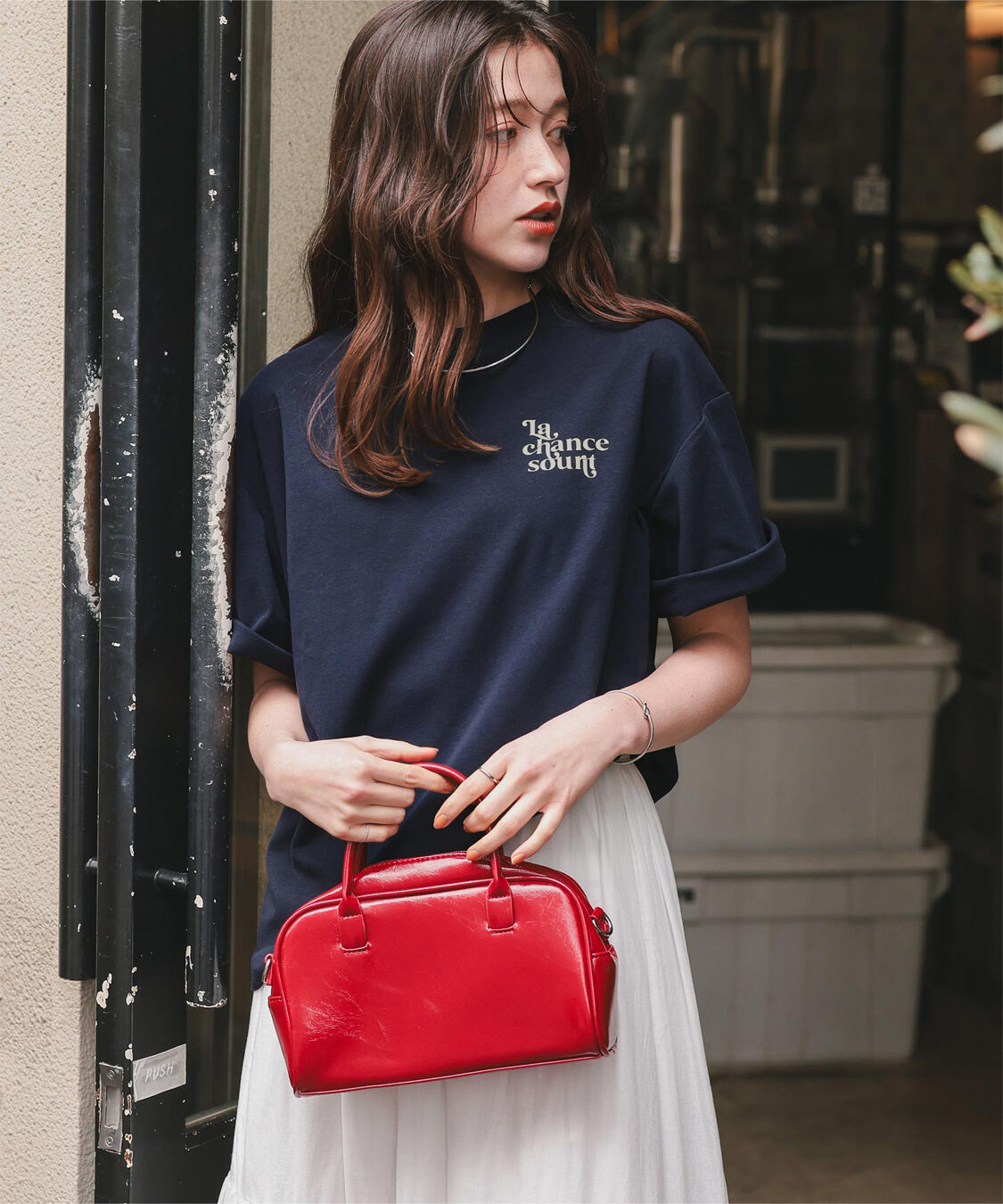 titivate「バックロゴゆるっとTシャツ」|Tシャツ・カットソー|