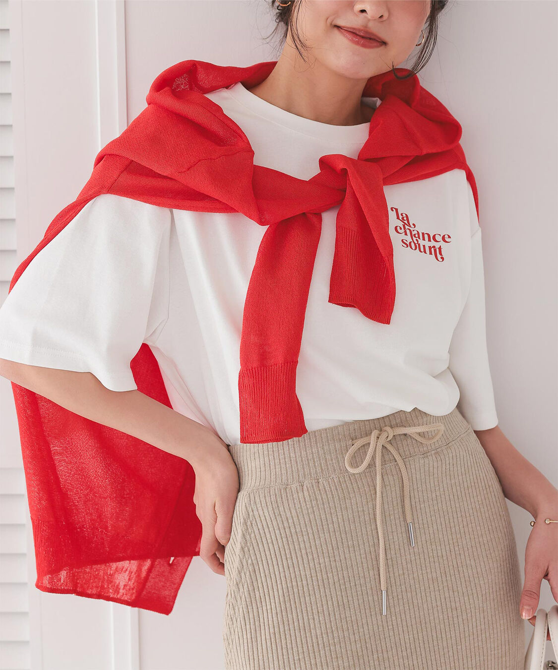 titivate「バックロゴゆるっとTシャツ」|Tシャツ・カットソー|