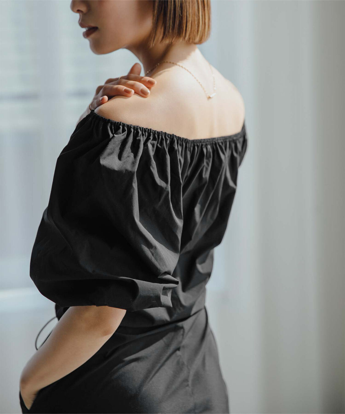 ur's「【黒川翼さんコラボアイテム】バルーンスリーブオールインワン/ラッシュガード」|コンビネゾン|