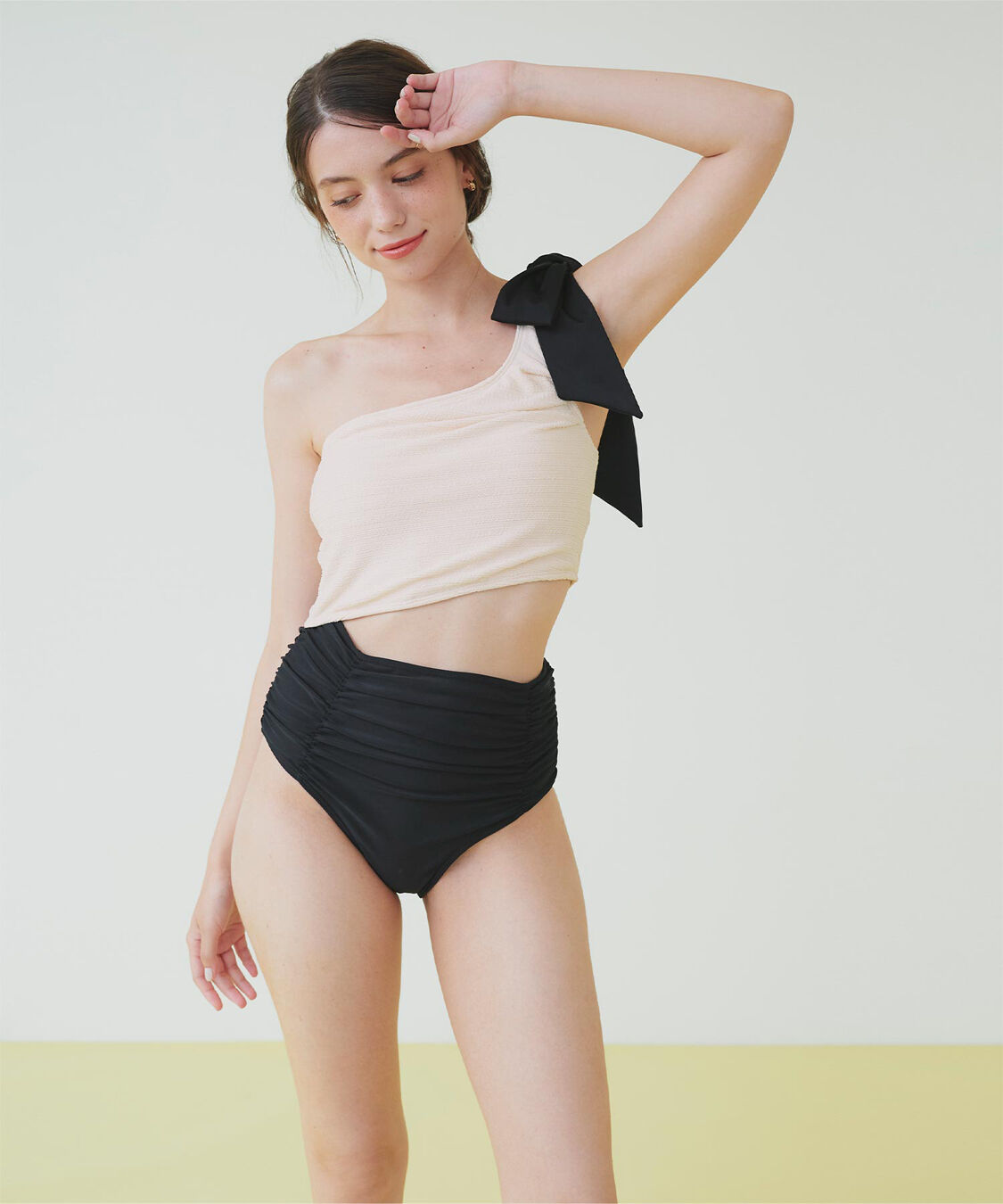 SEA DRESS「ワンショルダーカットアウトワンピース」|ビキニ|