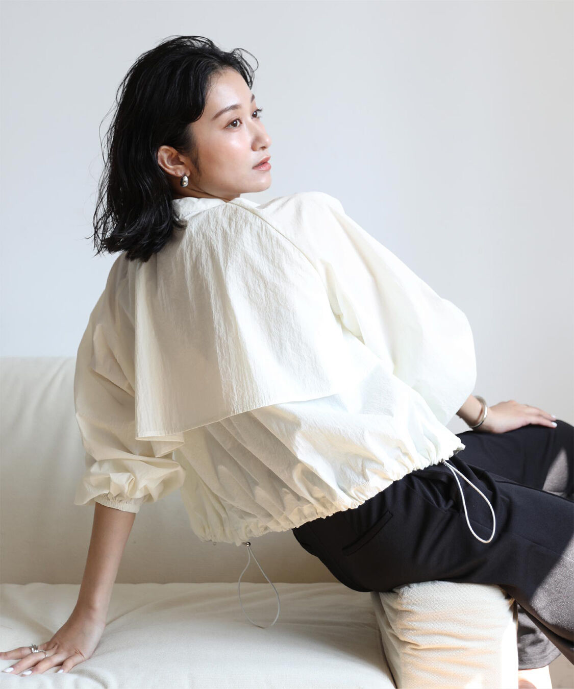 ur's「ドローストリングブルゾン/ラッシュガード」|ブルゾン・スタジャン|