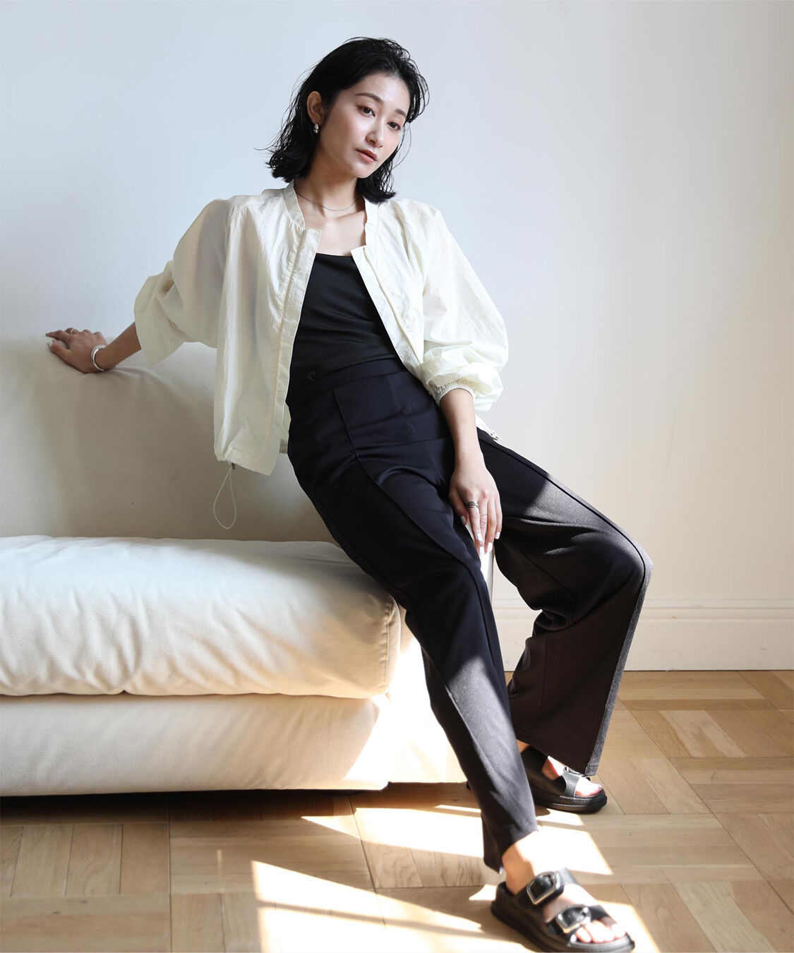 ur's「ドローストリングブルゾン/ラッシュガード」|ブルゾン・スタジャン|