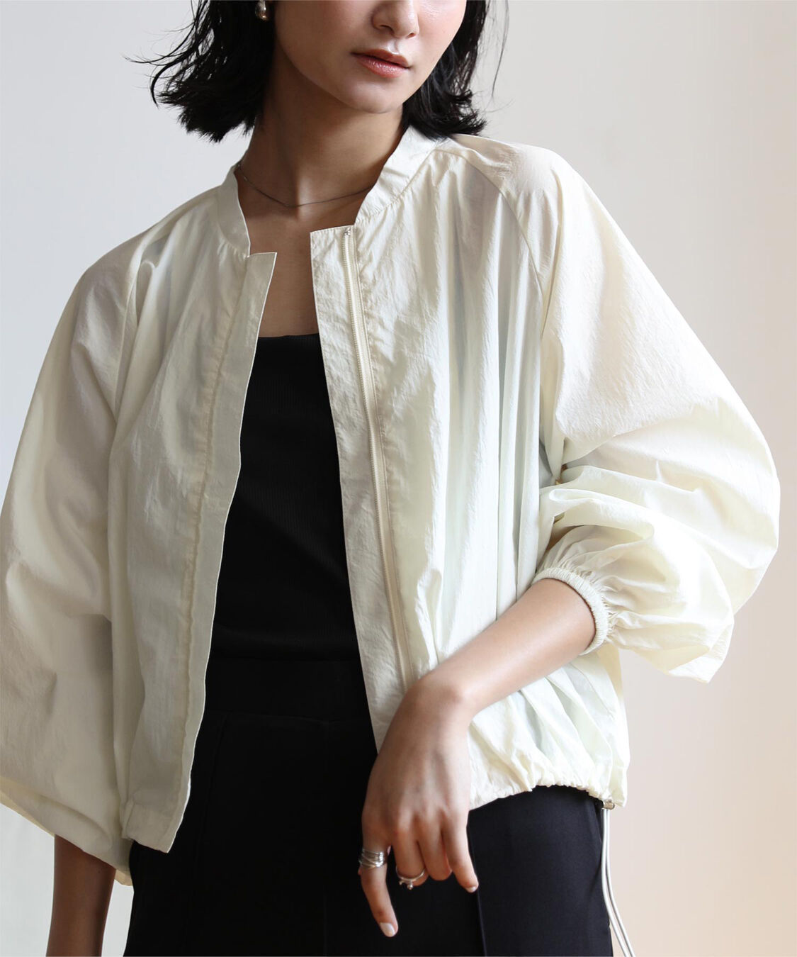 ur's「ドローストリングブルゾン/ラッシュガード」|ブルゾン・スタジャン|