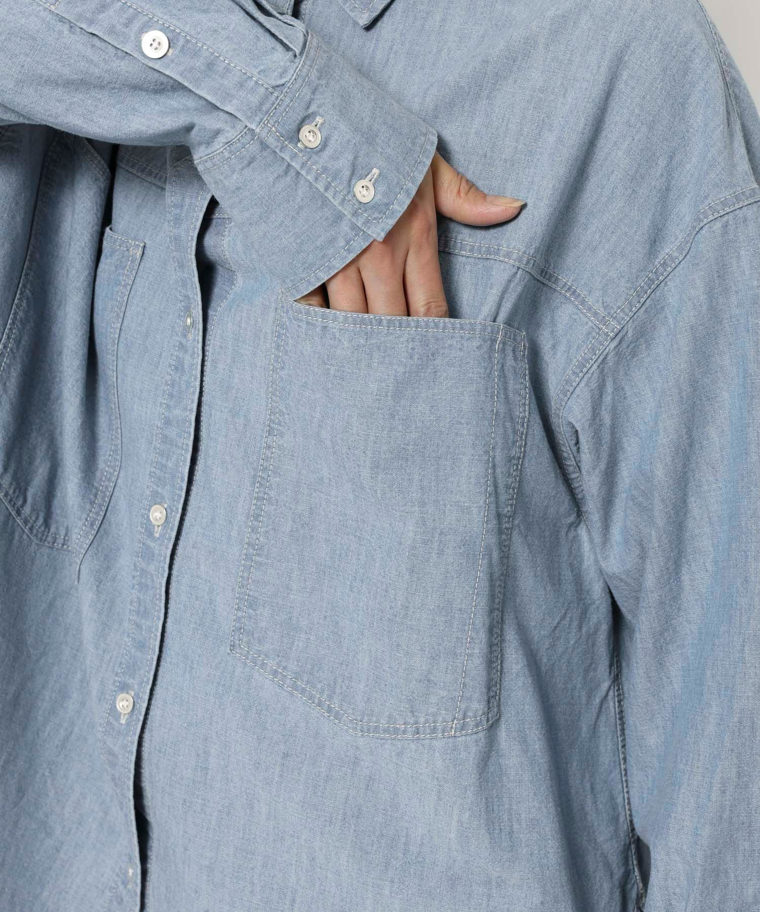 BABYLONE「ｼｬﾝﾌﾞﾚｰﾜｰｸｼｬﾂ」|シャツ・ブラウス|