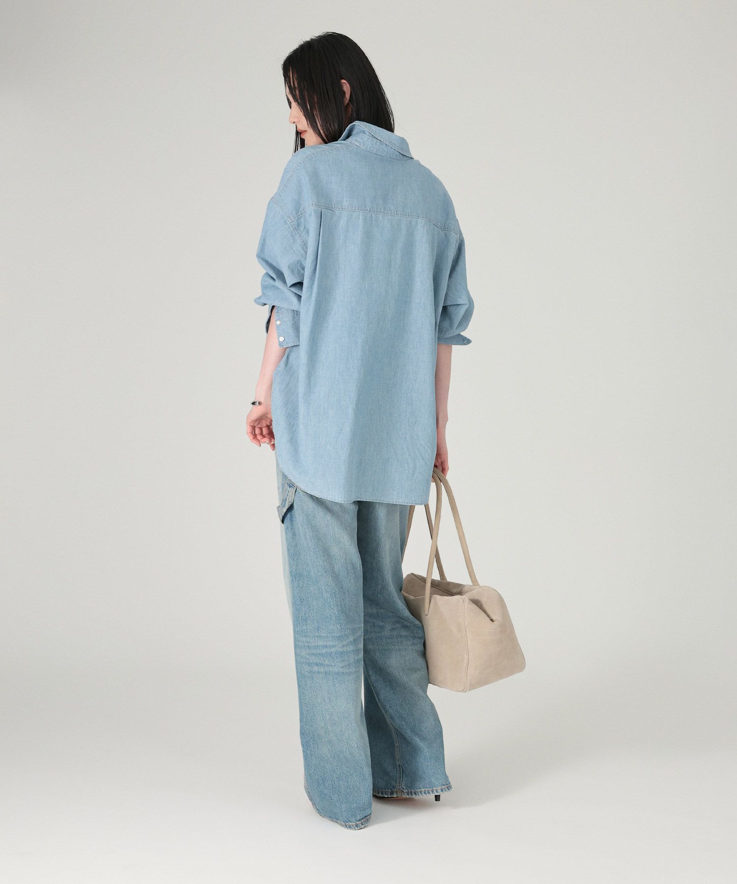 BABYLONE「ｼｬﾝﾌﾞﾚｰﾜｰｸｼｬﾂ」|シャツ・ブラウス|