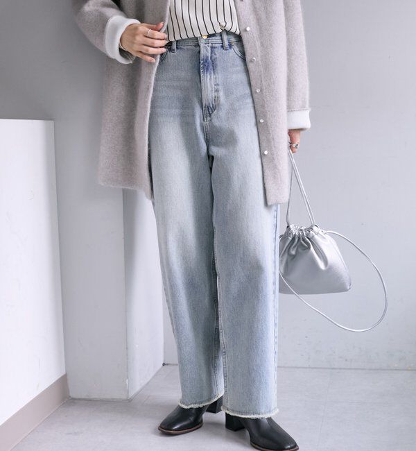  「《リバイバル》【低身長/高身長対応】タテストレッチ足長デニムパンツ」|その他|