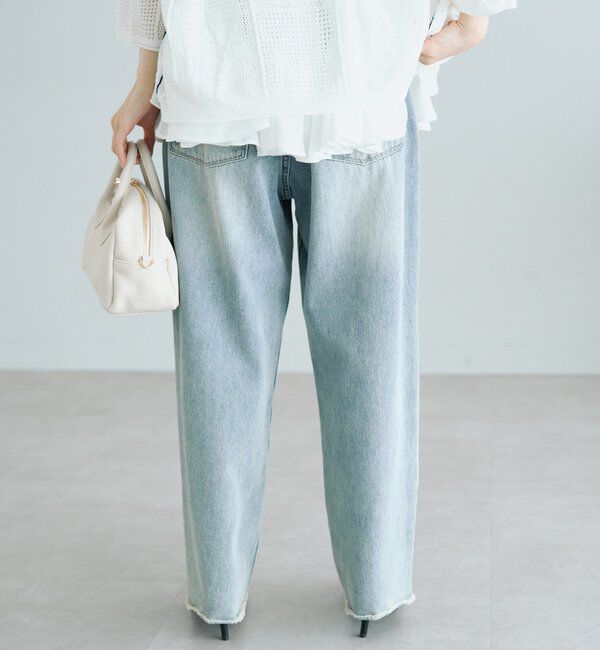  「《リバイバル》【低身長/高身長対応】タテストレッチ足長デニムパンツ」|その他|