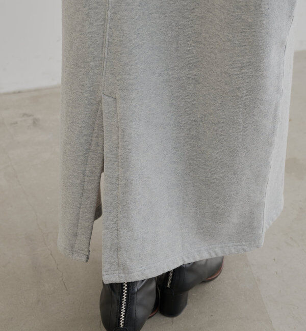  「ハーフジップスウェットワンピース」|ワンピース|