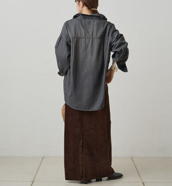  「ダブルポケットデニムシャツ」|シャツ・ブラウス|