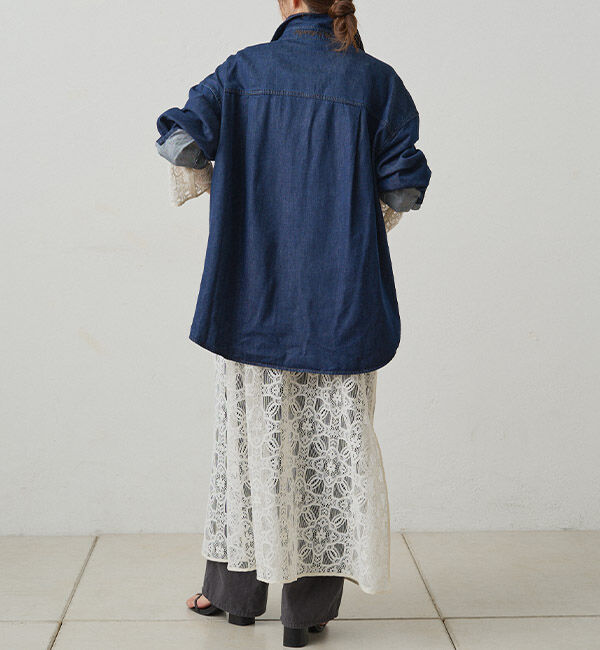  「ダブルポケットデニムシャツ」|シャツ・ブラウス|