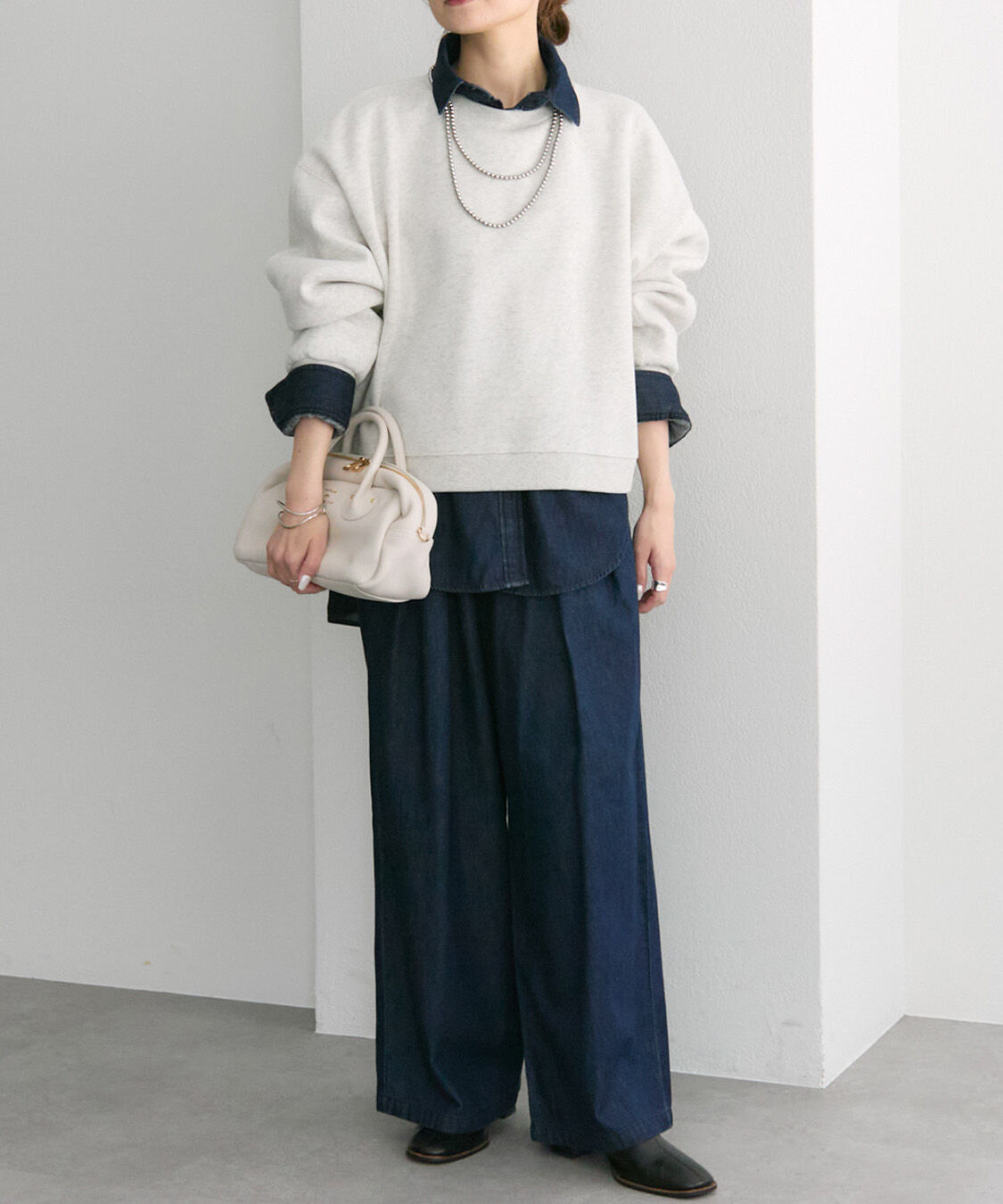  「ダブルポケットデニムシャツ」|シャツ・ブラウス|