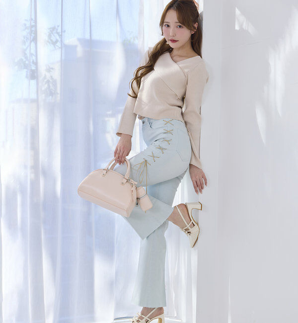  「レースアップデニムパンツ/SM展開」|その他|