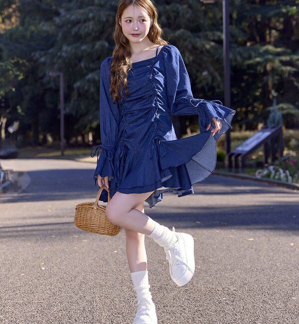  「【2WAY仕様】ドロストチュニック」|ワンピース|