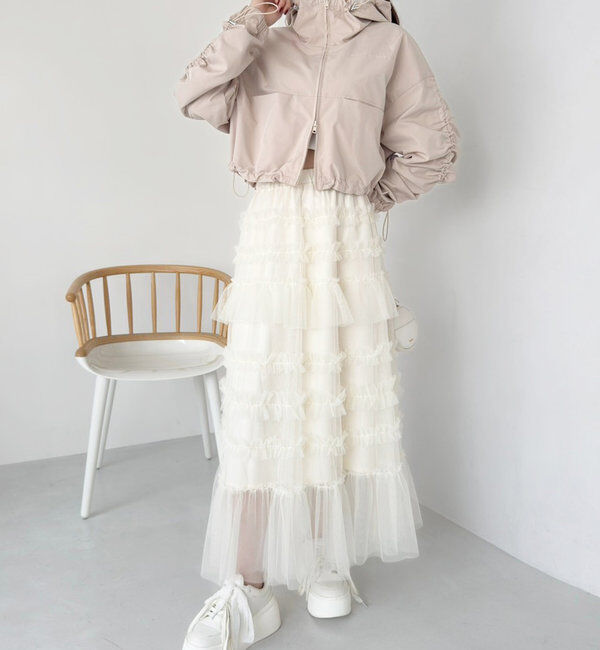  「ドロストショートマウンテンパーカー」|ダウンベスト・ベスト|