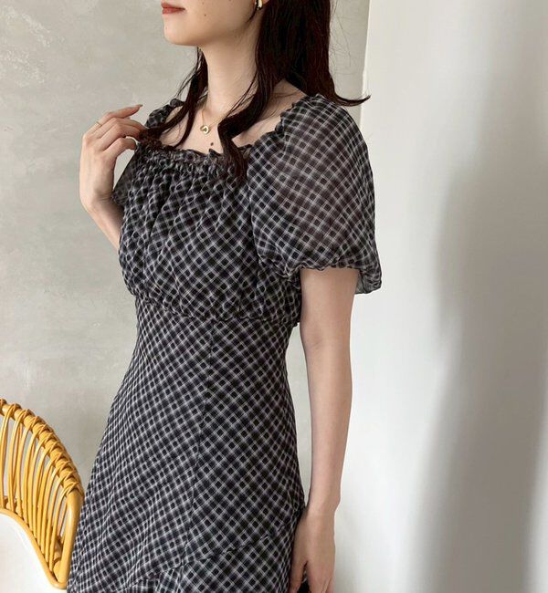  「【Black collection】イレヘムティアードロングワンピース」|ワンピース|