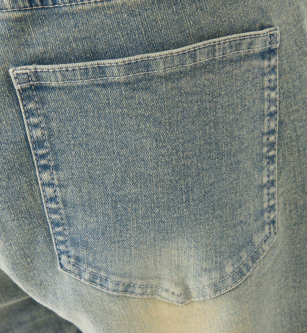  「サイドあき美脚ストレッチデニム」|その他|