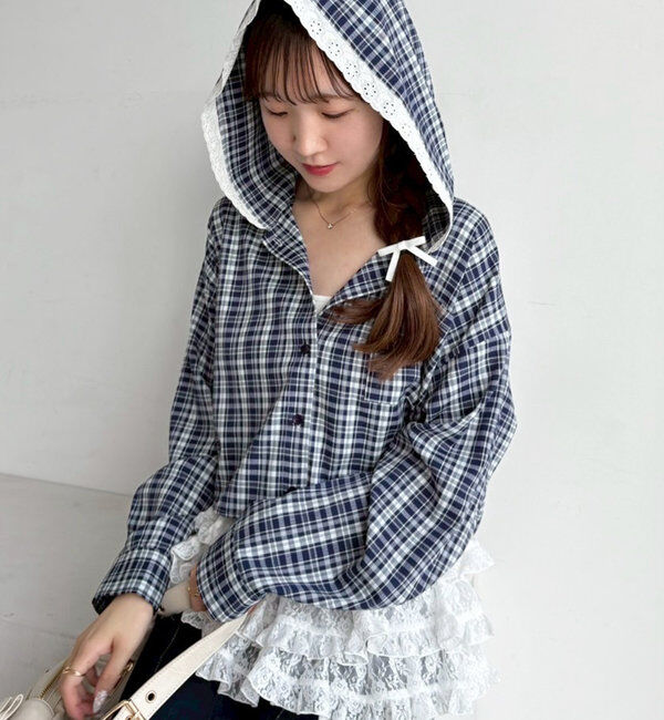  「フードシャツ」|シャツ・ブラウス|