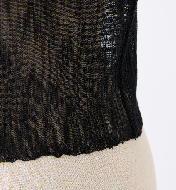  「ホック付きシアーカーデ」|ニット・セーター|