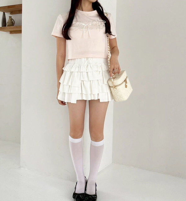  「チャーム付きキルティングバニティバッグ」|ショルダー・メッセンジャー|