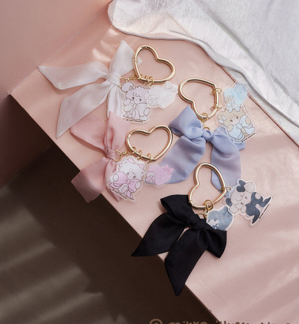  「【mikko コラボ】ハートカラビナチャーム」|その他|