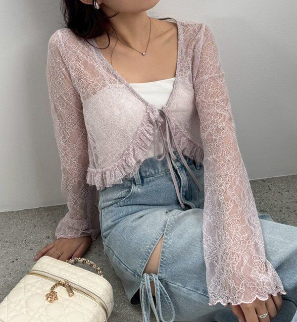  「レースカーディガン」|プルオーバー|