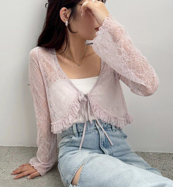  「レースカーディガン」|プルオーバー|